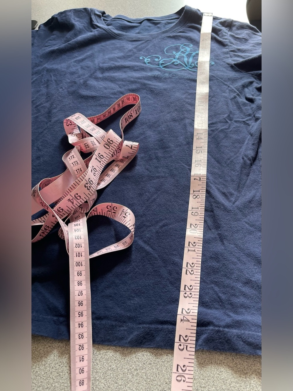 Ralph Lauren Blue T-Shirt Size XL - Picture 9 of 10